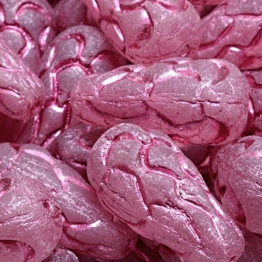 25x12mm Pine Cone drop in Matt Pink Lustre