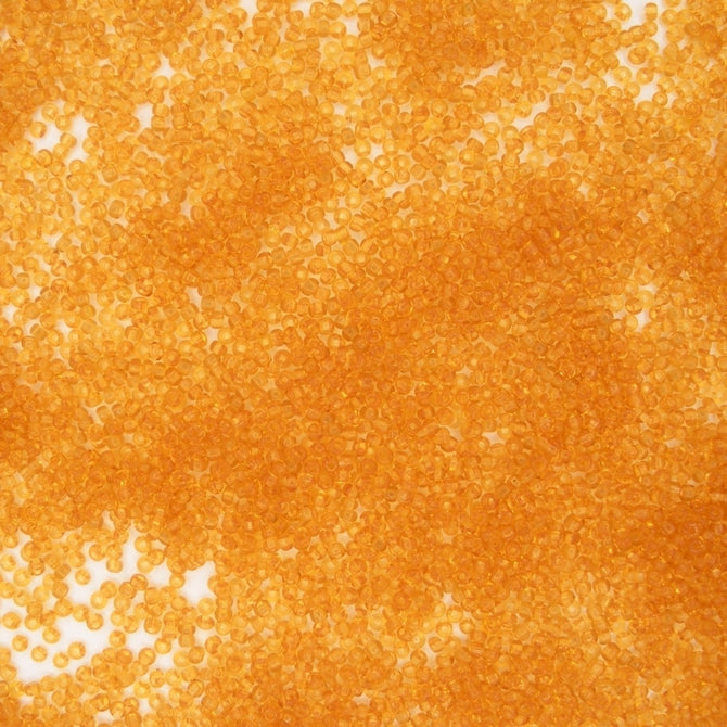 5g Size 16/0 Czech seed beads in Topaz