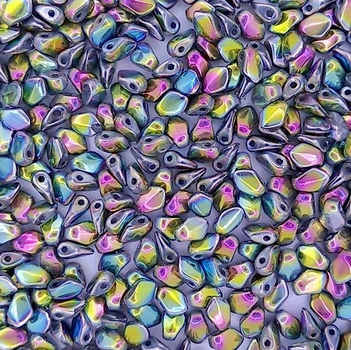 5g Gekko beads in Full Crystal Vitrail