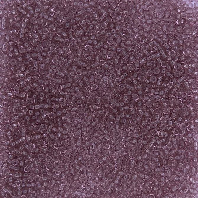 0142 - 10g Size 11/0 Miyuki seed beads in Smoky Amethyst