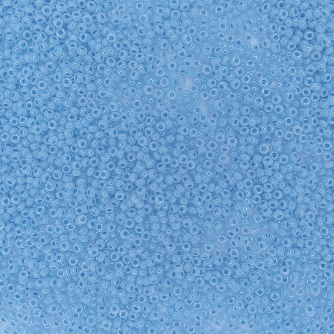 0523 - 10g Size 11/0 Miyuki seed beads in Blue Ceylon