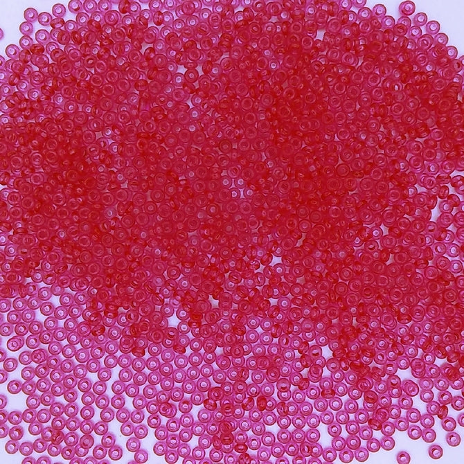 0051 - 5g Size 11/0 Toho Demi seed beads in Transparent Pink Yarrow