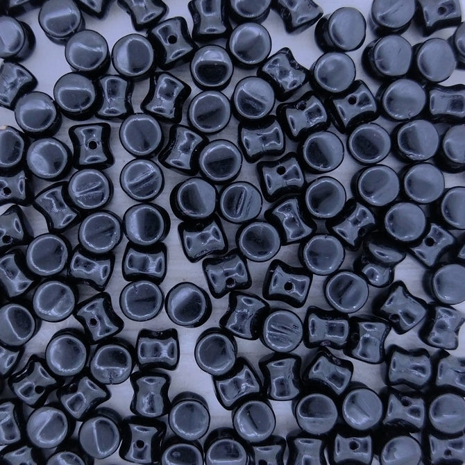 50 x pellet beads in Black
