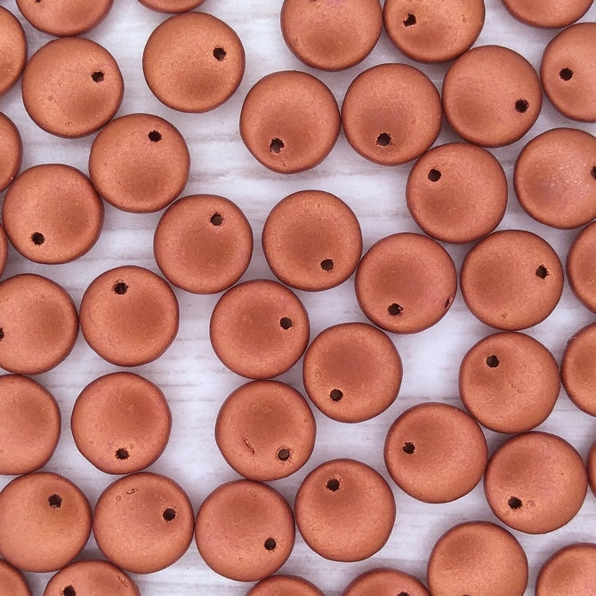 15 x 9mm lentils in Copper