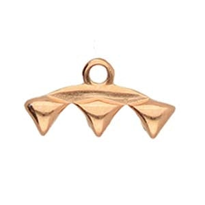 Cymbal Van III ending for Gemduo in Rose Gold plate - 012322