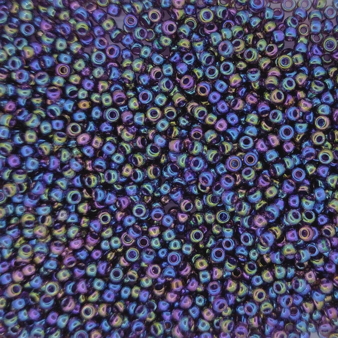 0333 - 10g Size 11/0 Miyuki seed beads in Amethyst AB