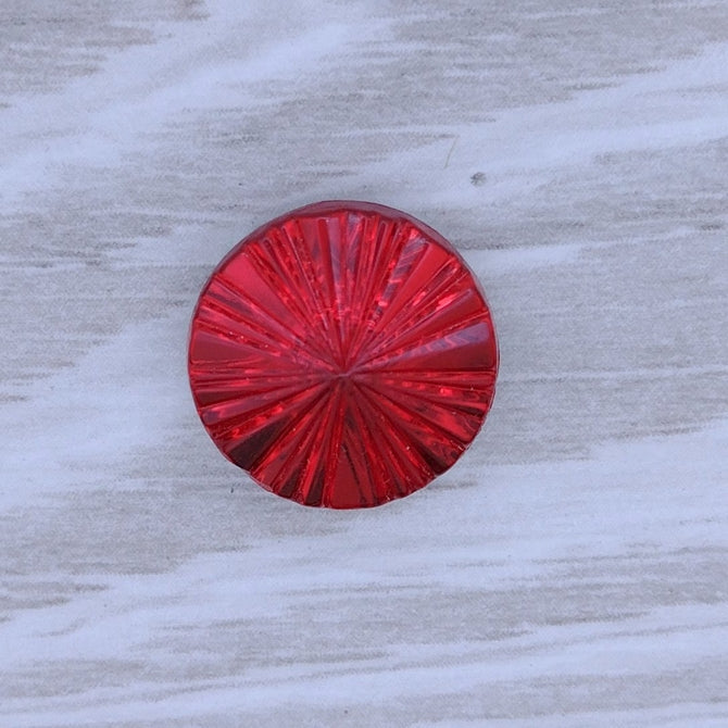 2313 - 13.5mm Starburst Cabochon in Red