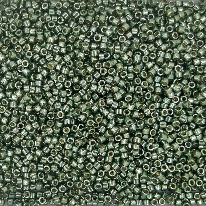 DB1845 - 5g Size 11/0 delicas in Duracoat Galvanised Sea Green