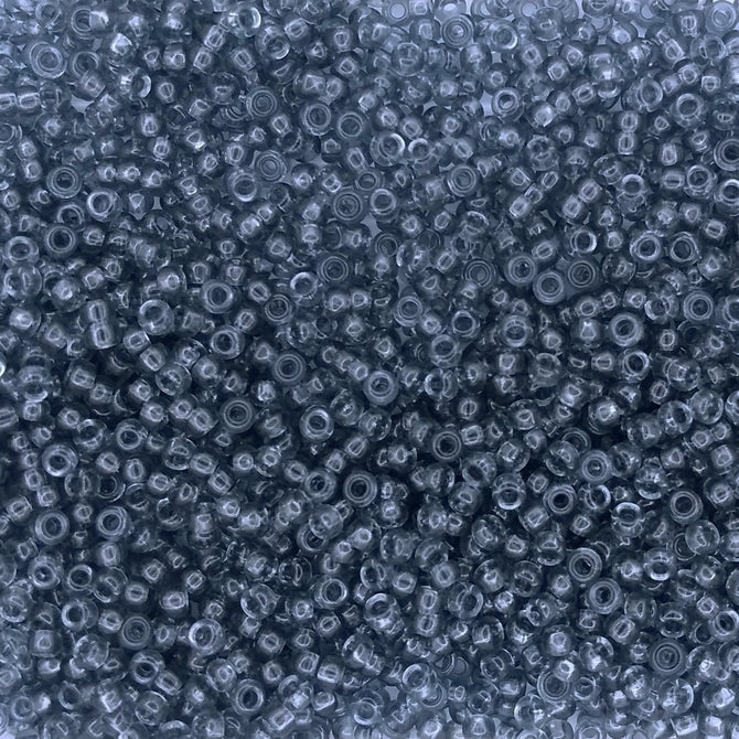 0152 - 10g Size 11/0 Miyuki seed beads in Transparent Grey