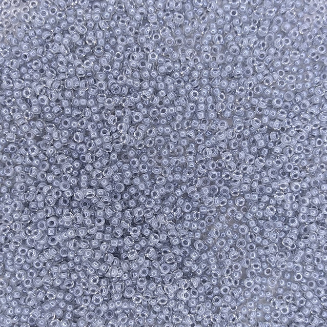 0240 - 10g Size 11/0 Miyuki seed beads in Fancy lined Pearl Grey