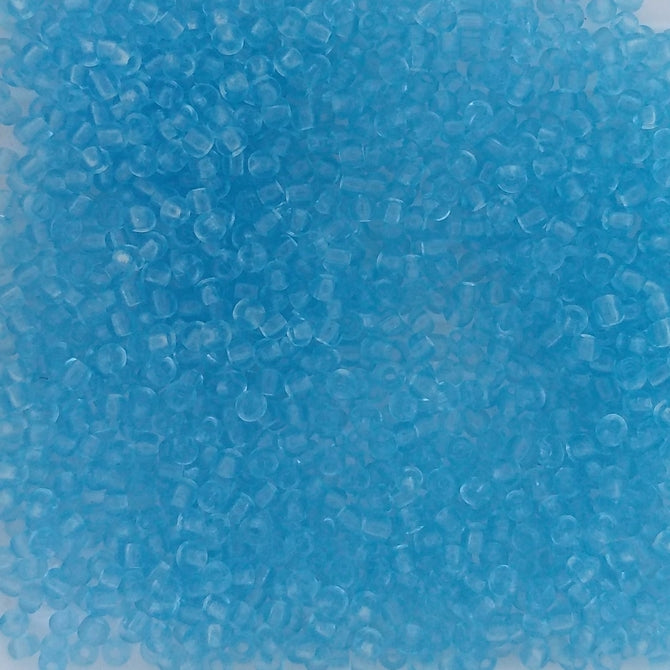 5g x 11/0 Venetian seed beads in Aqua (1950s)