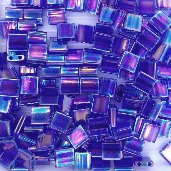 TL0177 - 5g Tila beads in Transparent Cobalt AB