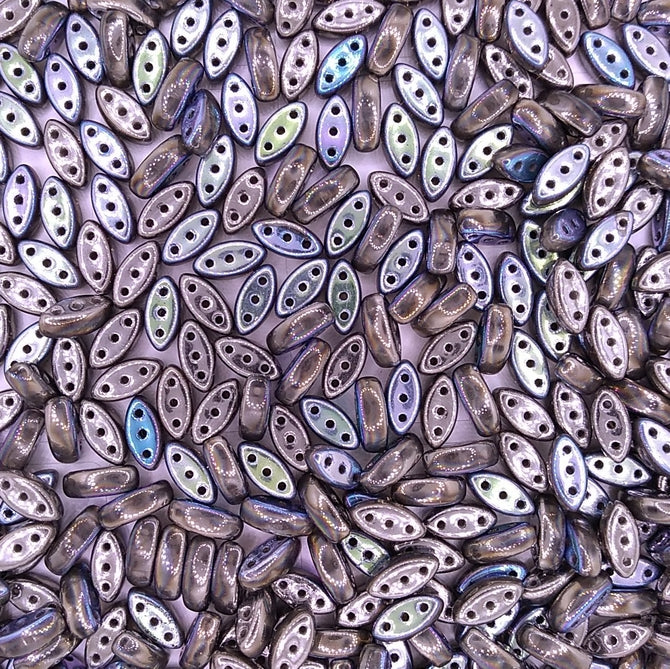 50 x Cali beads in Sparkling Crystal Graphite