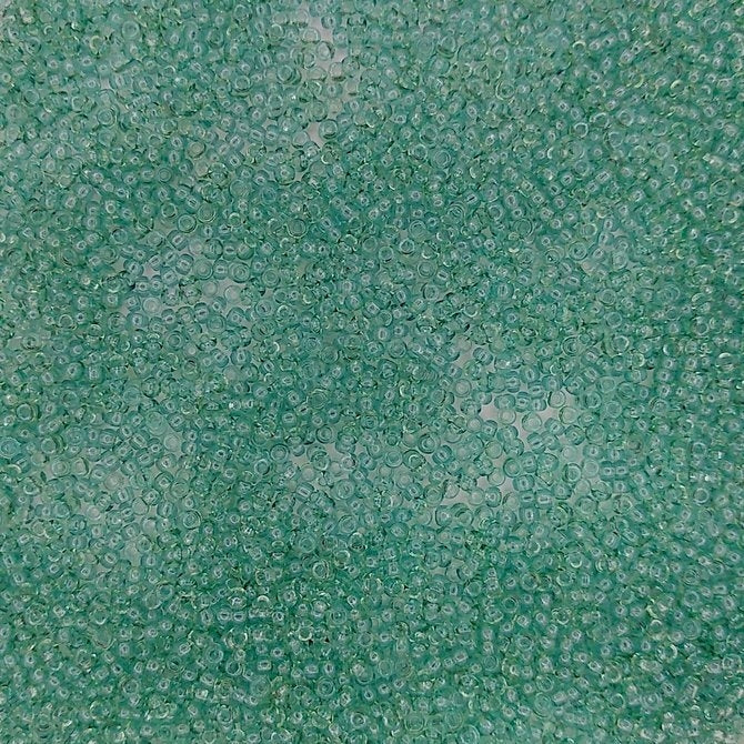 2445 - 10g Size 11/0 Miyuki seed beads in Transparent Sea Foam Lustre