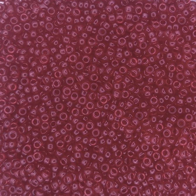 0141SF - 10g Size 11/0 Miyuki seed beads in SF Transparent Ruby
