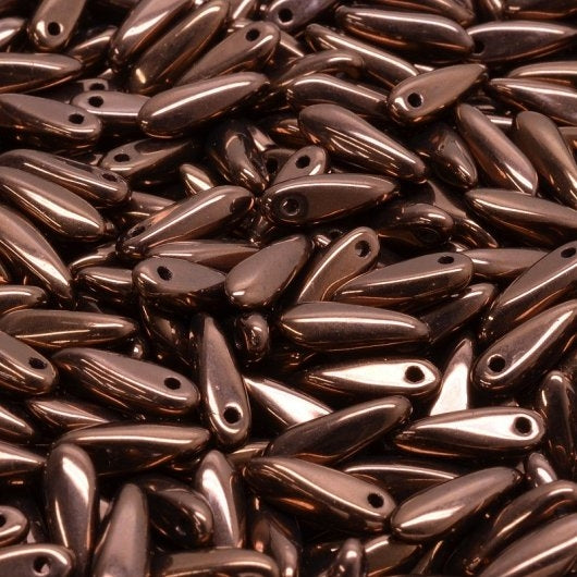 25 x mini daggers in Bronze (3x11mm)