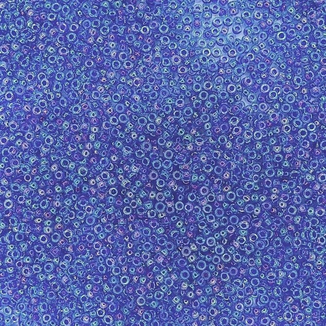 0353 - 10g Size 11/0 Miyuki seed beads in Lined Blue Violet AB