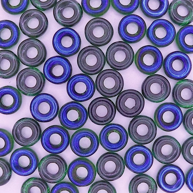 10mm ring in Chrysolite Azuro