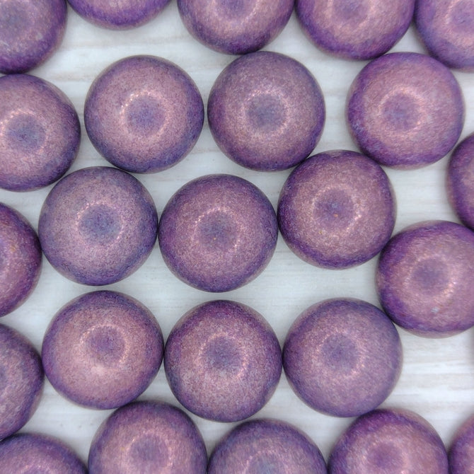 14mm round cabochon in Lila Vega Lustre