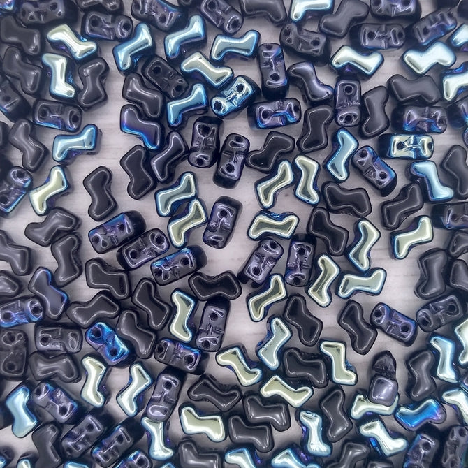 25 x Z beads in Black/Vacuum coating