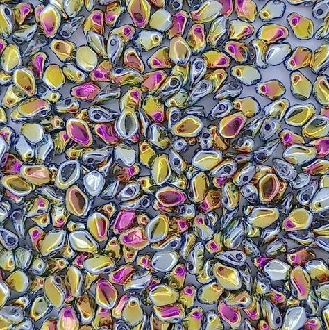 5g Gekko beads in Full Crystal Marea