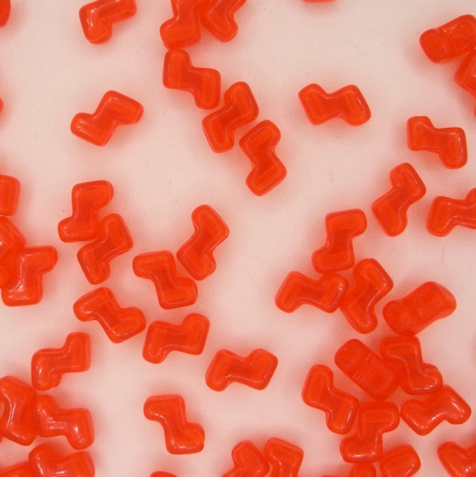 25 x Z beads in Hyacinth