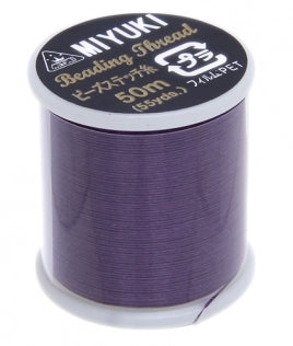 MBT9 - 50m Miyuki beading thread in Purple