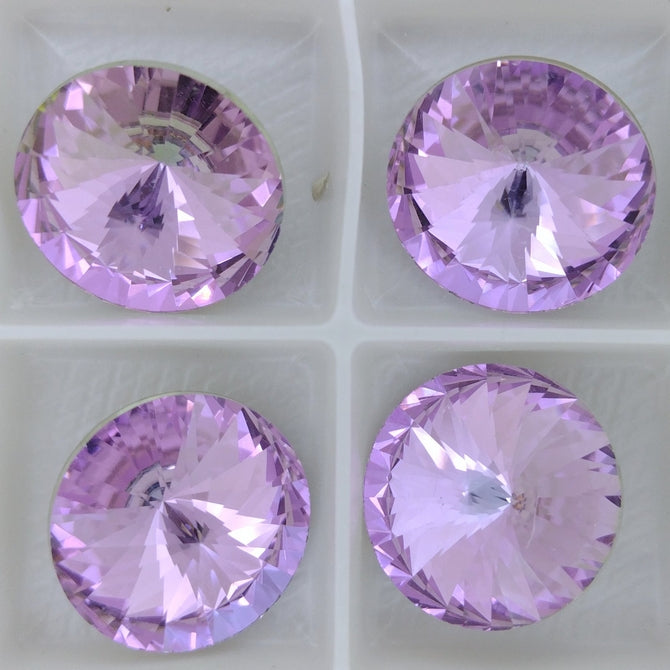 18mm rivoli in Crystal Vitrail Light (Aurora)