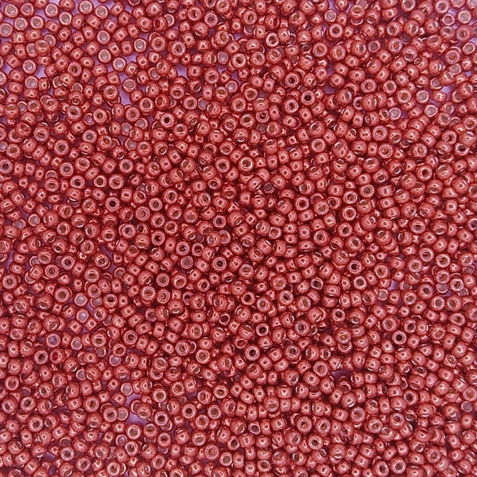 4208 - 10g Size 11/0 Miyuki seed beads in Duracoat Galvanised Berry