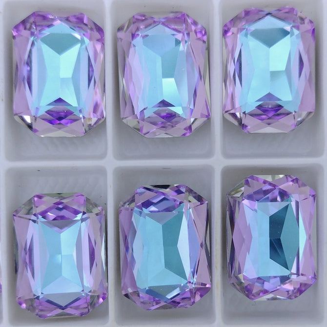 18x13mm Octagon in Crystal Vitrail Light (Aurora)