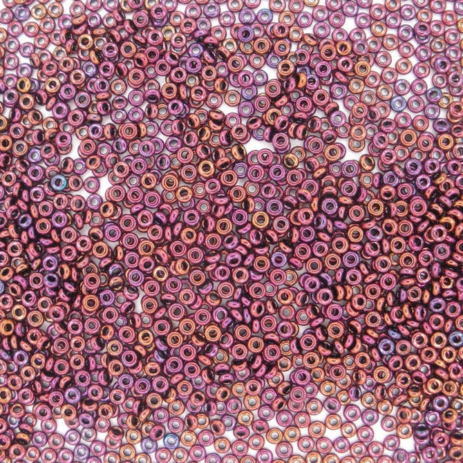 0502 - 5g Size 11/0 Toho Demi seed beads in Higher Metallic Amethyst