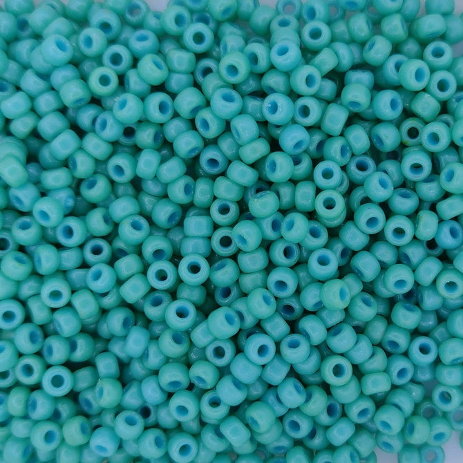 4475 - 10g Size 8/0 Miyuki seed beads in Duracoat Opaque Sea Opal