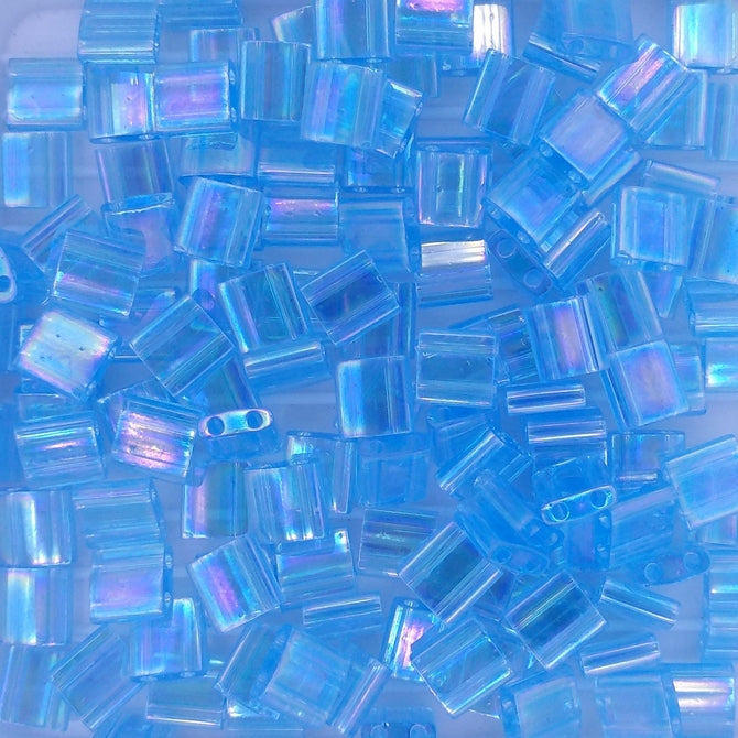 TL0260 - 5g Tila beads in Transparent Aqua AB