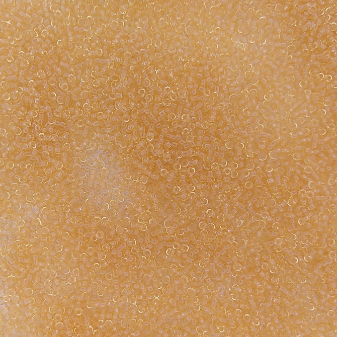 0132 - 5g Size 15/0 Miyuki seed beads in Transparent Light Topaz