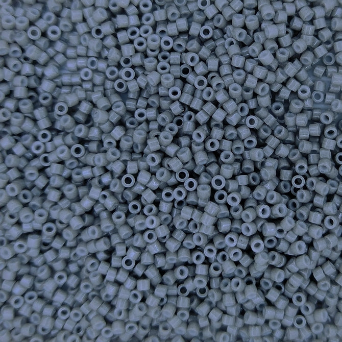 DB2367 - 5g Size 11/0 delicas in Duracoat Opaque Seal Grey