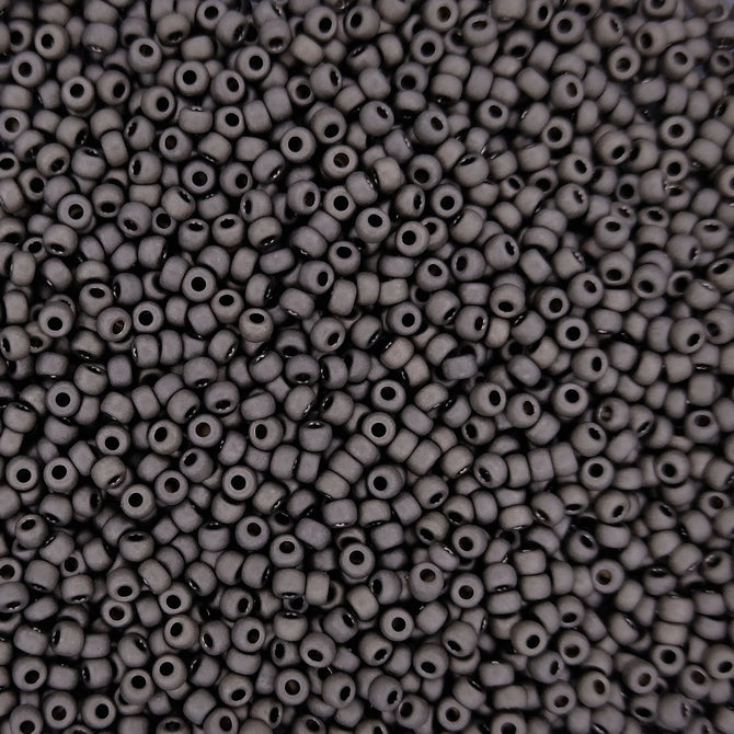 2006 - 10g Size 11/0 Miyuki seed beads in Matt Metallic Dark Bronze