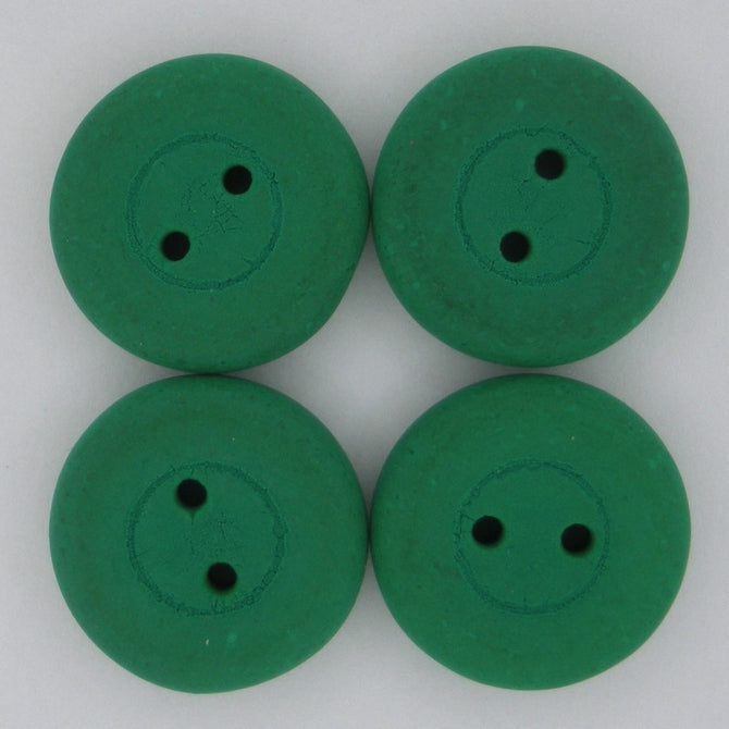 16mm glass button in Neon Dark Green