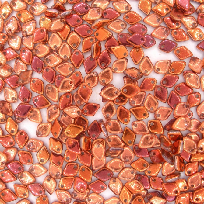 5g Dragon Scale beads in Crystal Sunset