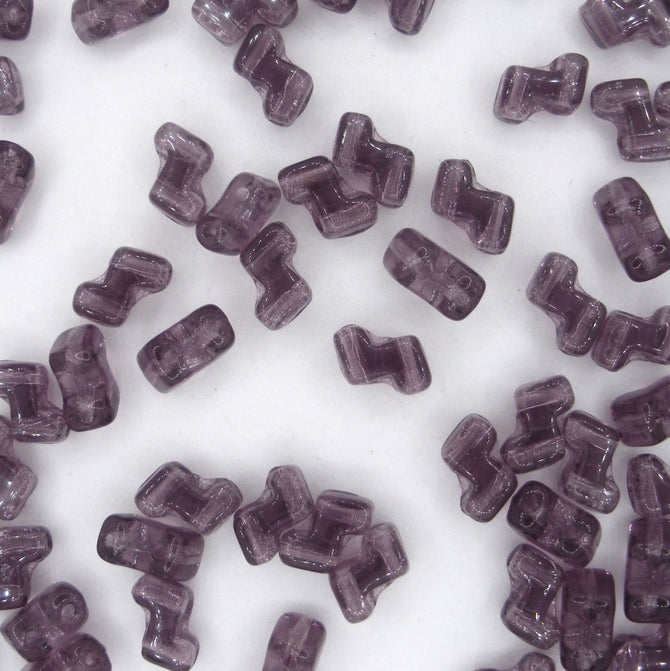 25 x Z beads in Amethyst