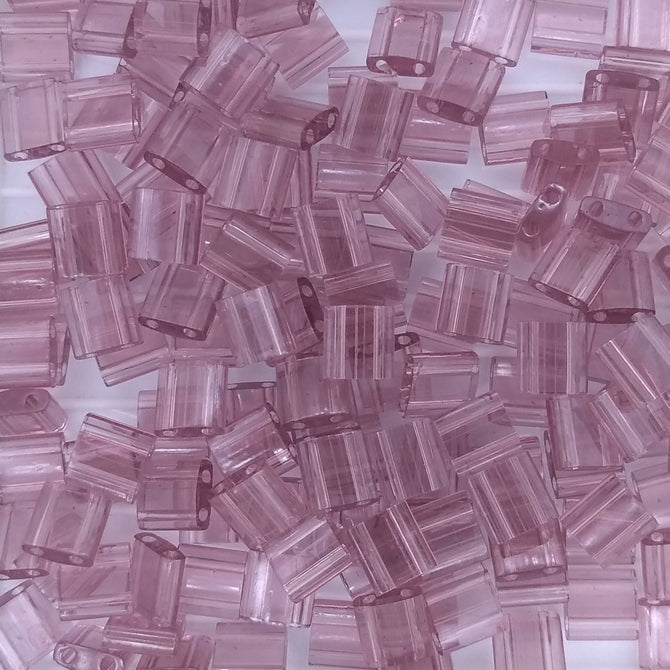 TL0142 - 5g Tila beads in Transparent Smoky Amethyst