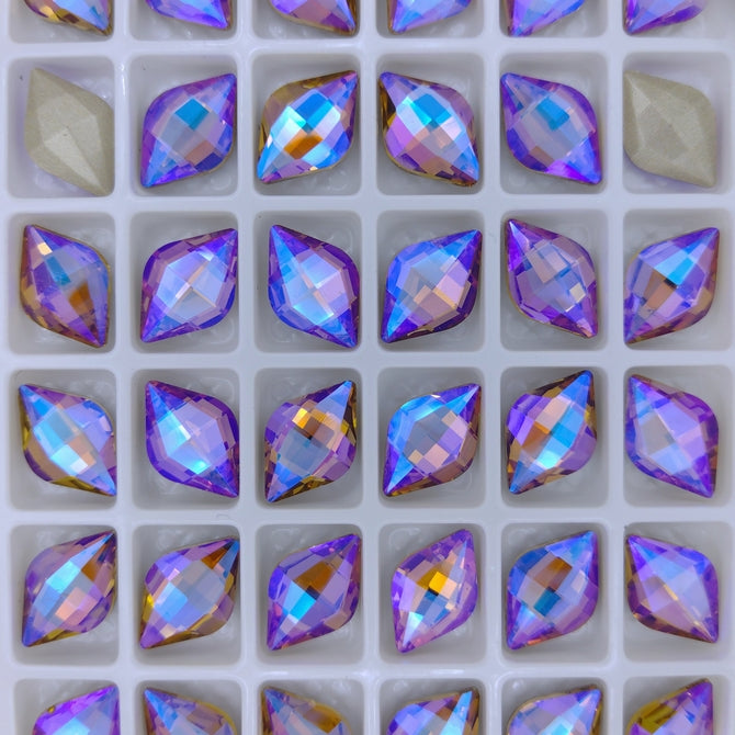 14x9mm Lemon Fancy Stone in Light Smoked Topaz Shimmer (Aurora)