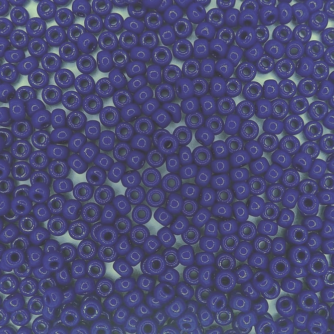 0414 - 10g Size 6/0 Miyuki seed beads in Opaque Cobalt