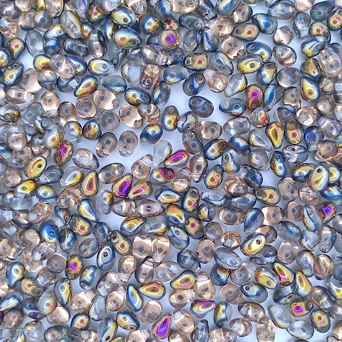 50 x drops in Crystal Sliperit (6x4mm)