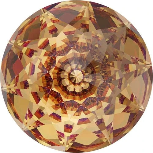 18mm Dome Crystal in Light Colorado Topaz (Swarovski)