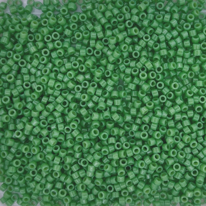 DB2126 - 1g Size 11/0 delicas in Duracoat Opaque Fiji Green
