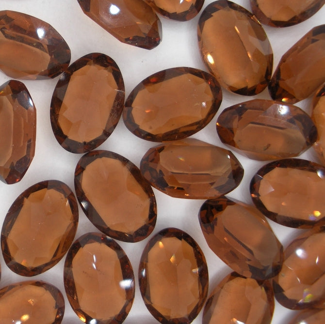 Cab68 - 11x16mm oval cabochon in Smoked Topaz (Vintage)