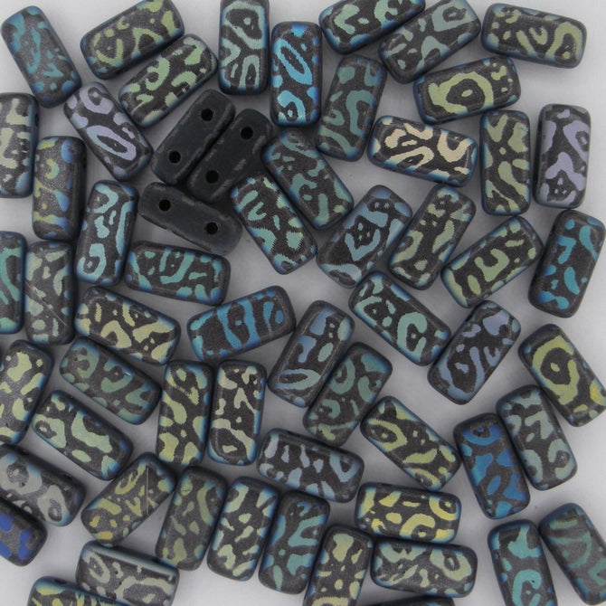 30 x Czech bricks with laser etched Matt Grafitti