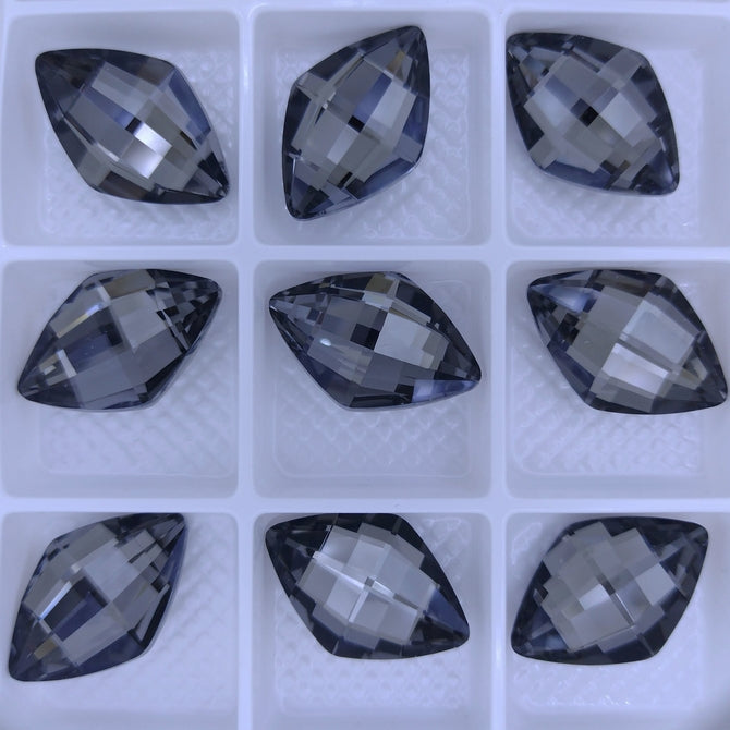 23x15mm Lemon Fancy Stone in Black Diamond (Aurora)