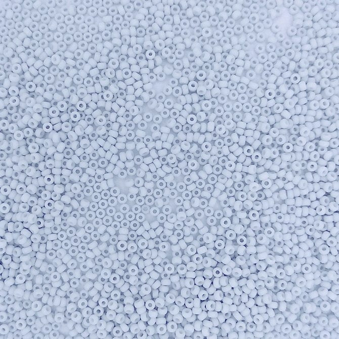 2026 - 10g Size 11/0 Miyuki seed beads in Matt Pale Blue Grey