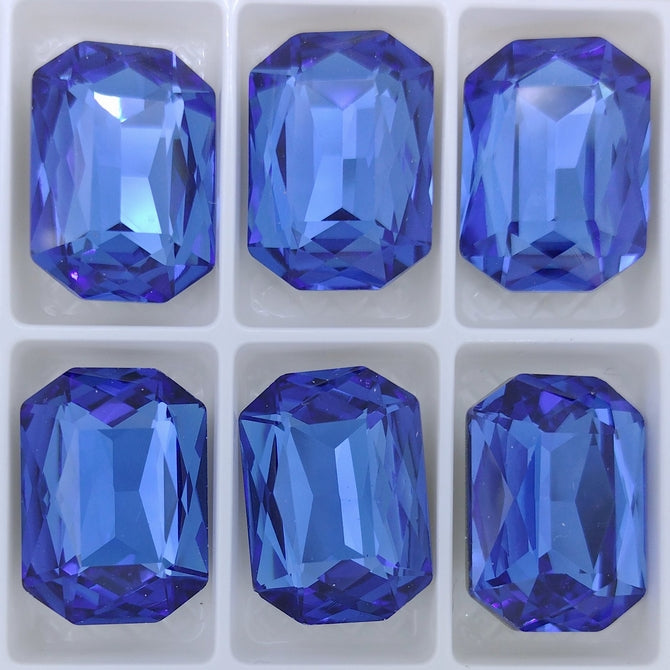 18x13mm Octagon in Sapphire (Aurora)